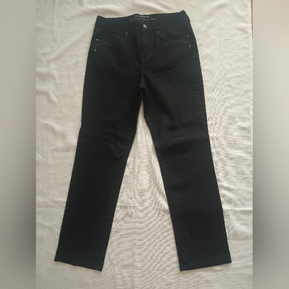 Sleek Black Denim Pants